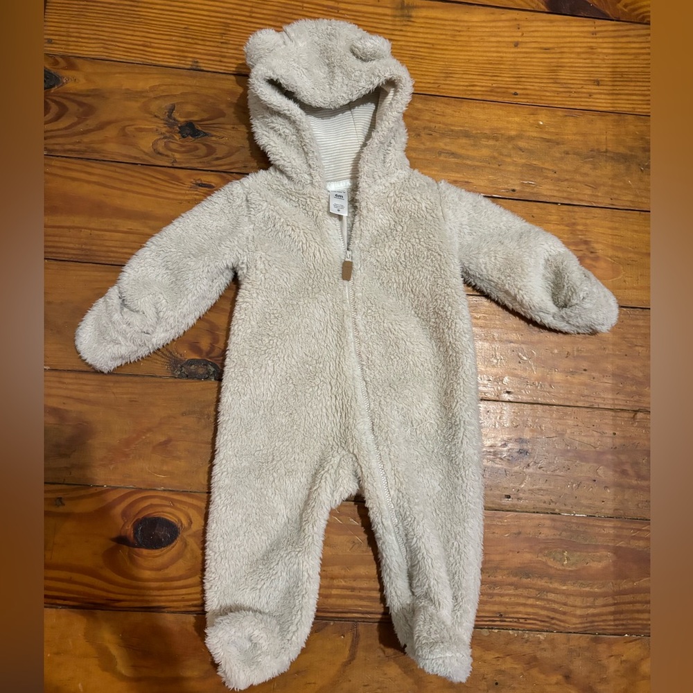 Carters 6month Sherpa bear suit